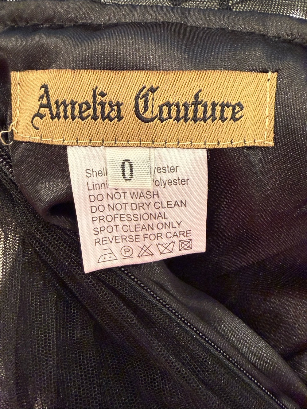 NWT Amelia Couture Mini Dress - Picture 10 of 10